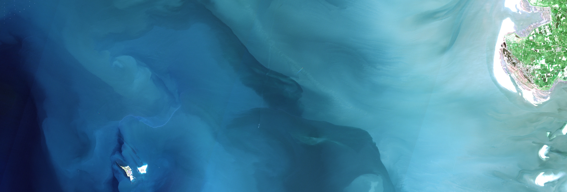 Satellitenbild_Blick auf die Nordsee