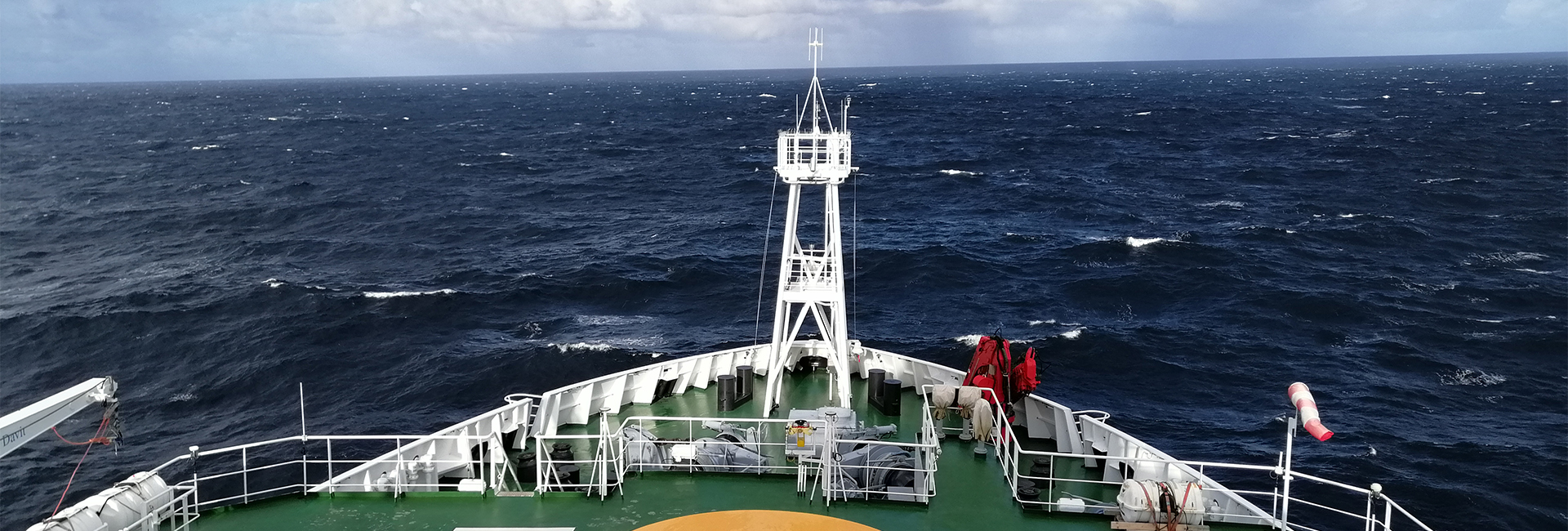 View from Research Vessel SONNE. Photo: Hereon/ Tristan Zimmermann