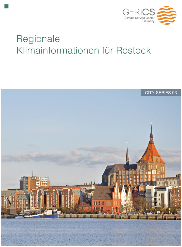 Flyer Regionale Klimainformationen für Rostock