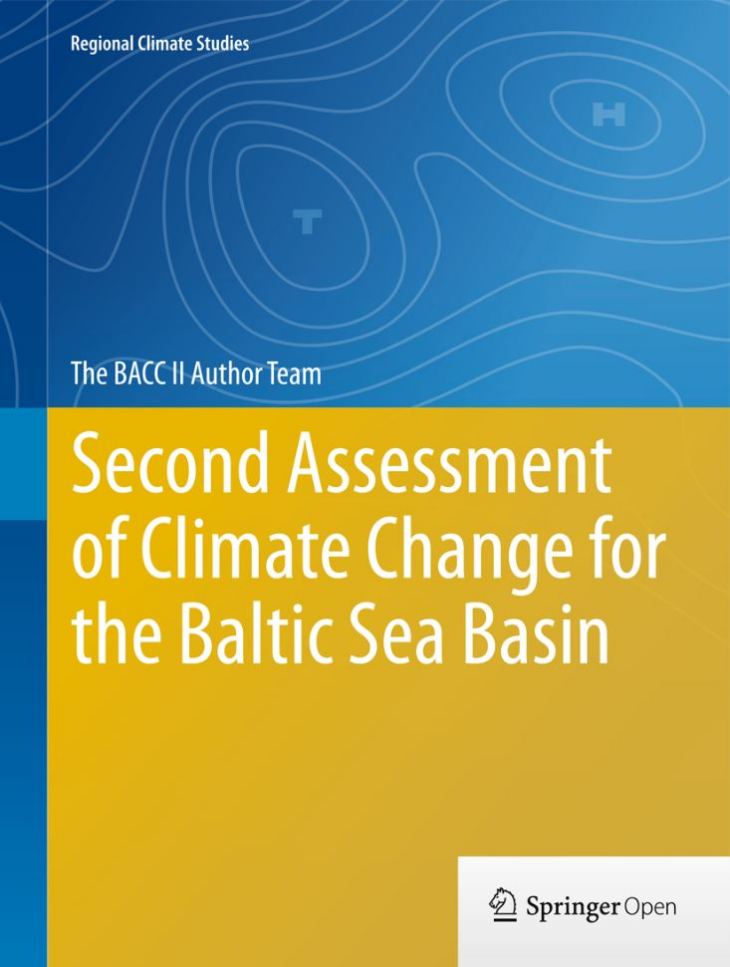 Cover des "Second Assessment of Climate Change for the Baltic Sea Basin" Springer open