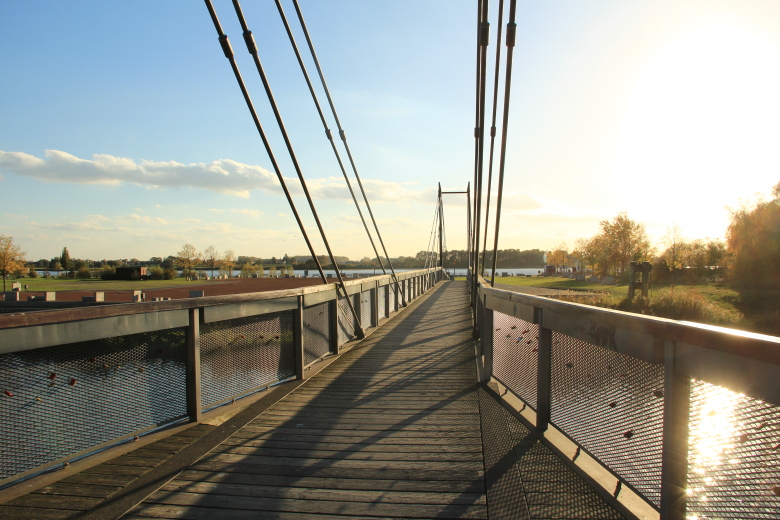 Hafenbrücke in Geesthacht an der Elbe