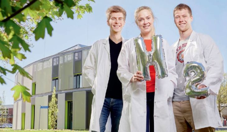 Die Doktoranden Herman Kriegel, Ragle Raudsepp und Jiri Kollmann aus der Abteilung "Nachhaltige Energietechnik". 