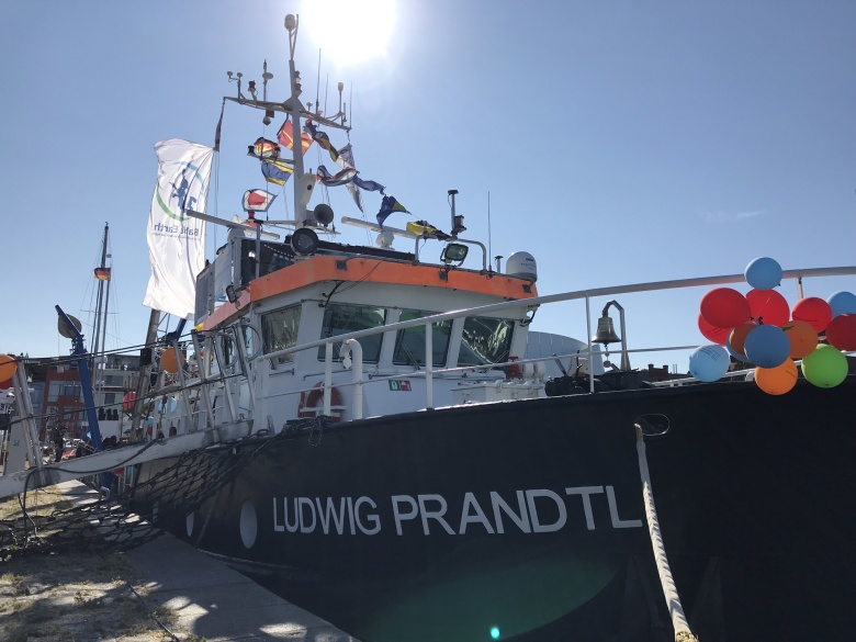 Das Forschungsschiff „Ludwig Prandtl“ des Helmholtz-Zentrums Geesthacht