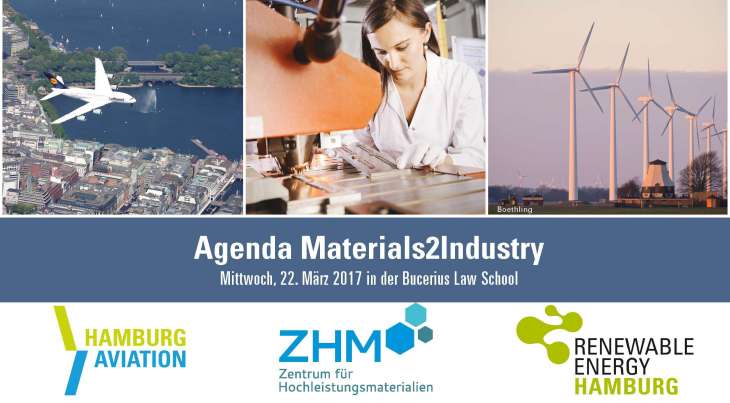 Logos: ZHM, Hamburg Aviation, Renewable Energie Hamburg