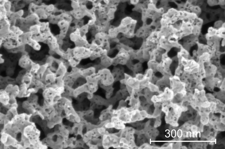 Nanoporous palladium