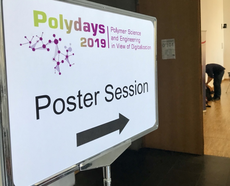 Directional sign: Poster session