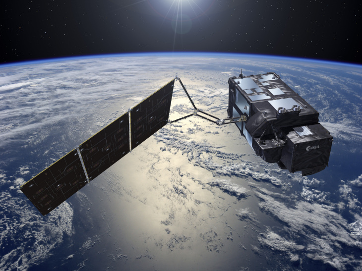 Sentinel-3 in space